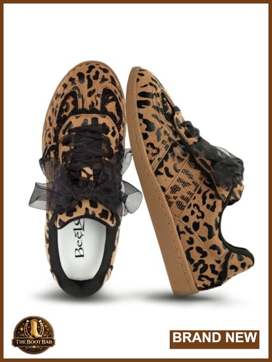 Shoes - Women's Faux Suede Fashion Sneakers Lace-Up Memory Foam Casual
